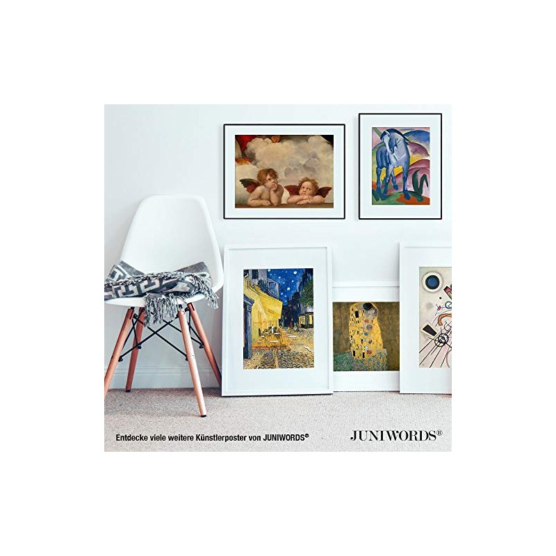 JUNIWORDS Vincent van Gogh Starry Night Poster 75x60cm