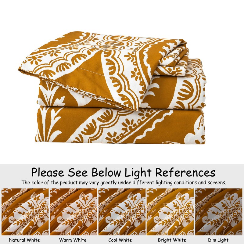 Bedduvit Cotton Duvet Cover King - Damask Paisley King Duvet