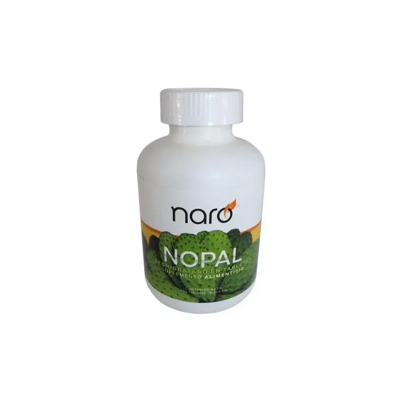 Suplemento Nopal Deshidratado Naro 350 Tabletas 157g