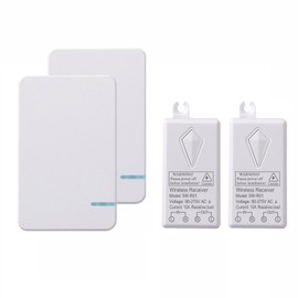 Lancoon Wireless Light Switch Kit, 80-275 V, No Wiring, No Wifi Required, Programmable Waterproof for Home House Lighting Lamps LEDs