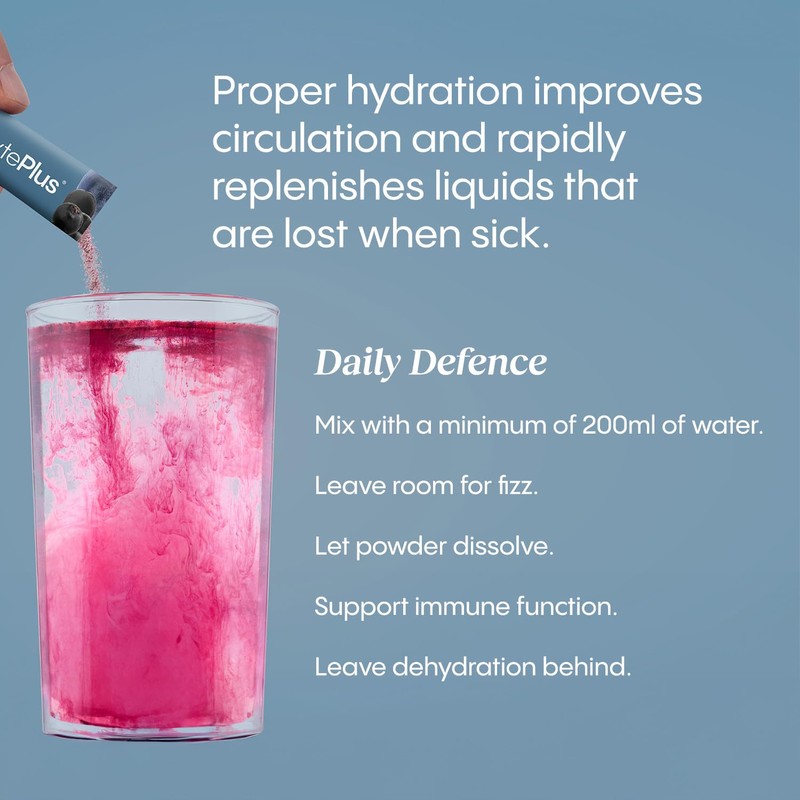 HydraLyte Plus Immunity - Electrolytes + Vitamin C Powder +