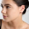 HENRYKA Garnet 925 Sterling Silver Stud Teardrop Earrings | Essential