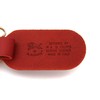 IL BISONTE Key Ring, Keychain, Leather, Genuine Leather, Cowhide Leather,
