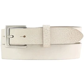 BELTINGER Men's Belt Made of Soft Full Cowhide Leather Vintage Look 3 cm Leather Belt for Men 30 mm Narrow Belt Used Look, Mist, antique silver