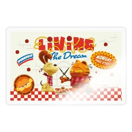 Spreadshirt The Garfield Movie Living The Dream Funny Design Sticker, 10 x 10 cm, Transparent Glossy