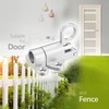 Lpraer Pack of 4 Automatic Locking Door Bolt Spring Lock