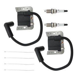 2x Ignition Coil Module & Spark Plug Replacement for Kohler KT ZT Engines 7000 Series Lawn Mower KT610 KT715 KT740 ZT720 ZT730 Replaces 3258406S