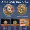 CRASHOT USA 250th Anniversary Commemorative Coin, Antique Bronze American Eagle