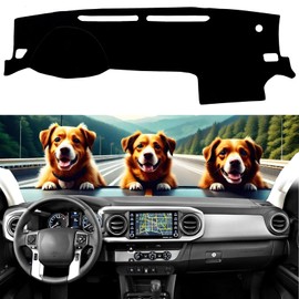 Dashboard Cover Mat for to-yota Tacoma 2016-2022 2023 Accessories Dash Cover Dash Mat Sunshade Glare UV Rays Protector