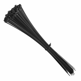 intervisio Cable Ties Extra Long 430 mm x 4.8 mm Professional High-Quality Industrial Quality Black Pack of 100