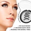 Natural Magnetic Eyelashes with Applicator - Reusable Magnetic Eyelashes Natural