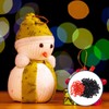 COHEALI 260pcs/set Snowman Set Snowman Craft Accessories Carrot Nose Buttons