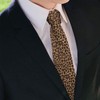DORKEIXIA Leopard Print Animal Print Men'S Novelty Tie Necktie Neckties