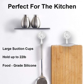 8PCS Wreath Hanger, Suction Cup Hooks with Key Lock, Heavy Duty Shower Suction Cup Hook Wall Door Glass Window Bathroom Suction Cups Hook, Door Hanger, Vacuum Plastic Hooks Holds up to 22 Lbs