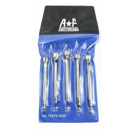 Unbranded Best Swiss AF Watch flat head blade Screwdriver 5pc Set W 5 Extra Tips New Set