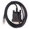 USB C 3.1 to DVI Cable 190cm/74.8in Clear Stable Type