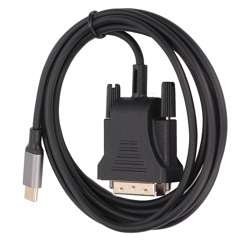 USB C 3.1 to DVI Cable 190cm/74.8in Clear Stable Type