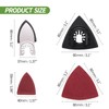 Litorange 123 Pcs Oscillating Tool Sanding Triangular Finger Pads Kits,