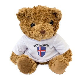 NEW - ICELAND Flag - Teddy Bear - Cute And Cuddly - Gift Present Birthday Icelandic