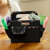 Everything Mary Craft Caddy, Black & Floral - Art Storage