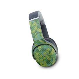 MightySkins Carbon Fiber Skin Compatible with Skullcandy Crusher Evo Wireless - Verde Camouflage | Protective, Durable Textured Carbon Fiber Finish | Easy to Apply