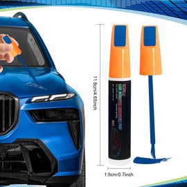 QZTYTY Touch Up Paint for Cars, Car Paint Scratch Repair, Two-In-One Car Touch Up Paint Fill Paint Pen, Universal Car Accessories Decoration Auto Touch Up Paint for Scratch Repair Various Cars (Blue)