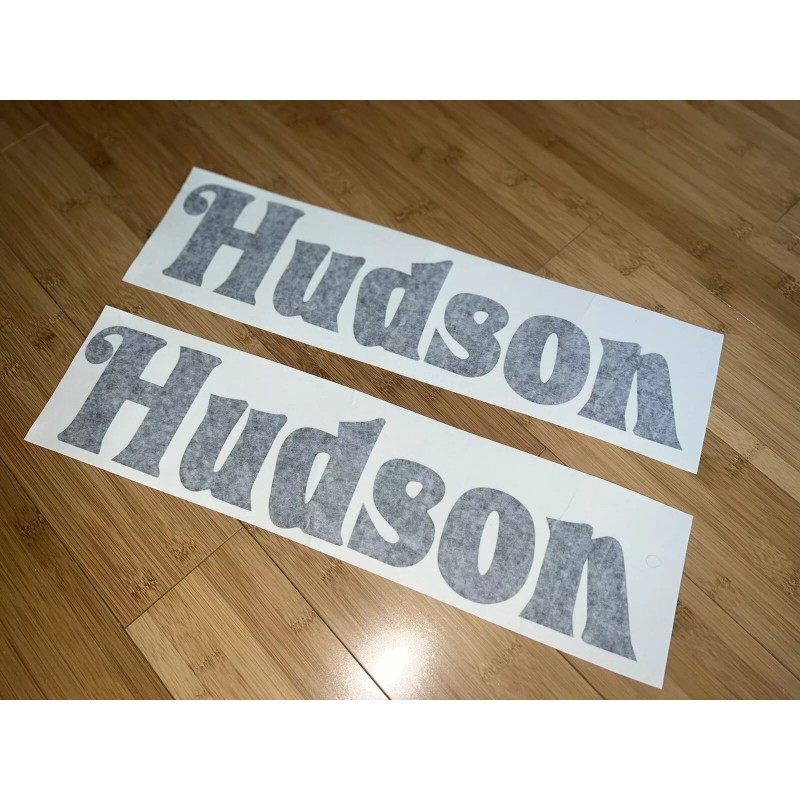 Aftermarket Hudson Trailers Decal Kit (Set of 2) Black Trailer
