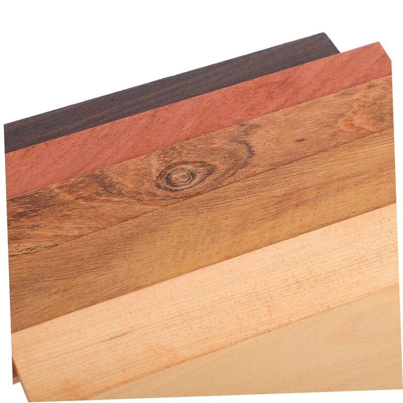 DOITOOL 6pcs Replacement Wood Panels Textured Wooden Slats for Garden