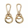 TANJUN Key-Chain with Quick-Release Spring Clip Keyrings - Car Keychain
