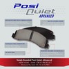 Centric 105.08860 Posi Quiet Premium Ceramic Disc Brake Pad Set