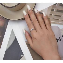 PAHALA 925 Sterling Silver Little Bee Crystal Weeding Party Engagement Ring (8)