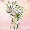 Funeral Sash Memorial Wreath Sash Funeral Ribbon for Wreaths Caskets