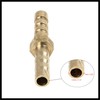 Hihaha 5mm Brass Barb Hose Fitting Straight Joiner for Air