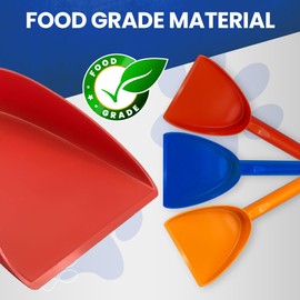 4 x Blue Dry Food Scoop for Dogs