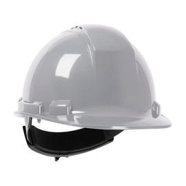 Dynamic Whistler Cap Style Vented Hard Hat, HDPE Shell, ANSI Type 1, Class C, 4-Point Suspension, Wheel Ratchet Adjustment, Gray (280-HP241RV-09)