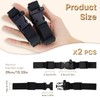 Icyowls Pack of 2 Adjustable Chest Strap Backpack, Nylon Backpack