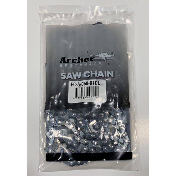 28" Archer Chainsaw Chain 3/8" pitch FULL CHISEL .050 Gauge