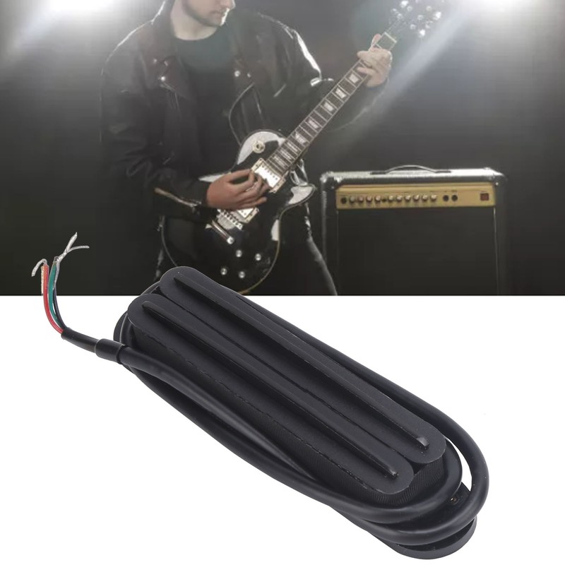 11K Dual Hot Rail Humbucker Pickup Ceramic Magnet ABS Electric