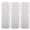 3pcs Breadboard 830 Point Solderless Prototype PCB Board Kit for