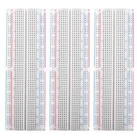3pcs Breadboard 830 Point Solderless Prototype PCB Board Kit for Arduino Proto Shield Distribution Connecting Blocks