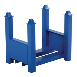 Vestil CRAD-37 Stackable Bar Cradle, Steel, 14" Width, 18" Height, 19" Depth, Uniform Capacity Pair (lbs.) 3,700