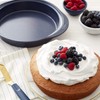 Wilton Diamond-Infused Non-Stick Navy Blue Round Baking Pan, 9-inch, Steel