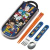 Skater TACC2AG-A Children's Cutlery Set, Lunch, Chopsticks, Spoon, Fork, Made