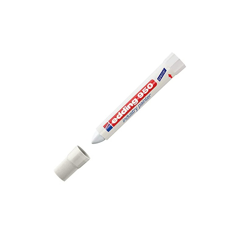 Edding 950 Industry Paint Marker - White (Pack of 10)