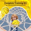 Silipull Silent Basketball and Hoop Set Soft Foam Indoor Basketball