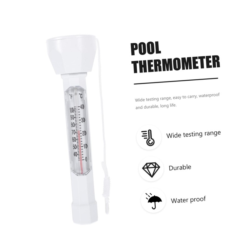 Levemolo Floating Pool Thermometer Easy to Read Water Temperature Measuring