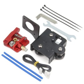 Zeberoxyz Upgrade Direct Drive Support Aluminum Plate with Pulleys with Single Gear Extruder Kit Easy Print Filament for Ender 3 V2 Ender 3 Pro CR-10 (Single Gear Extruder Kit)