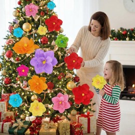 Humyoun Giant Paper Flowers Artificial Large Paper Flower Decoration for Handcrafted Wall Backdrop Christmas Mexican Wedding Graduation Bridal Shower Birthday Party Supplies(Mexican Fiesta,24 Pcs)