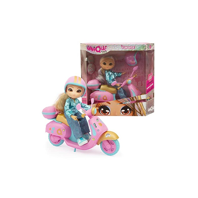 Giochi Preziosi Unique Eyes Fun Ride Scooter Spielset mit Puppe