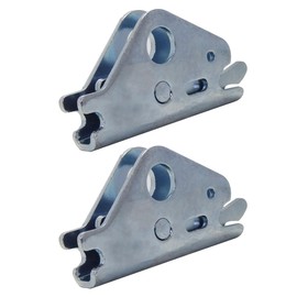 SNAP-LOC E-Track EA-Fitting Tie-Down with 1/2 Inch Hole 2-Pack for Hook-Straps, Rope, Cable, Pickups, Trucks, Trailers, Logistics